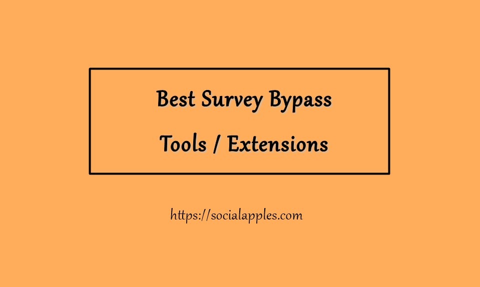 survey bypass tools 2020