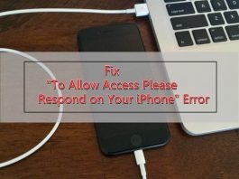 to allow access please respond on your iphone