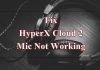 hyperx cloud 2 mic not working