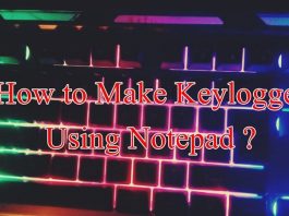 keylogger using notepad