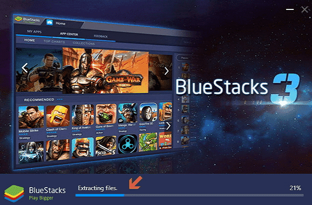 bluestacks app player install