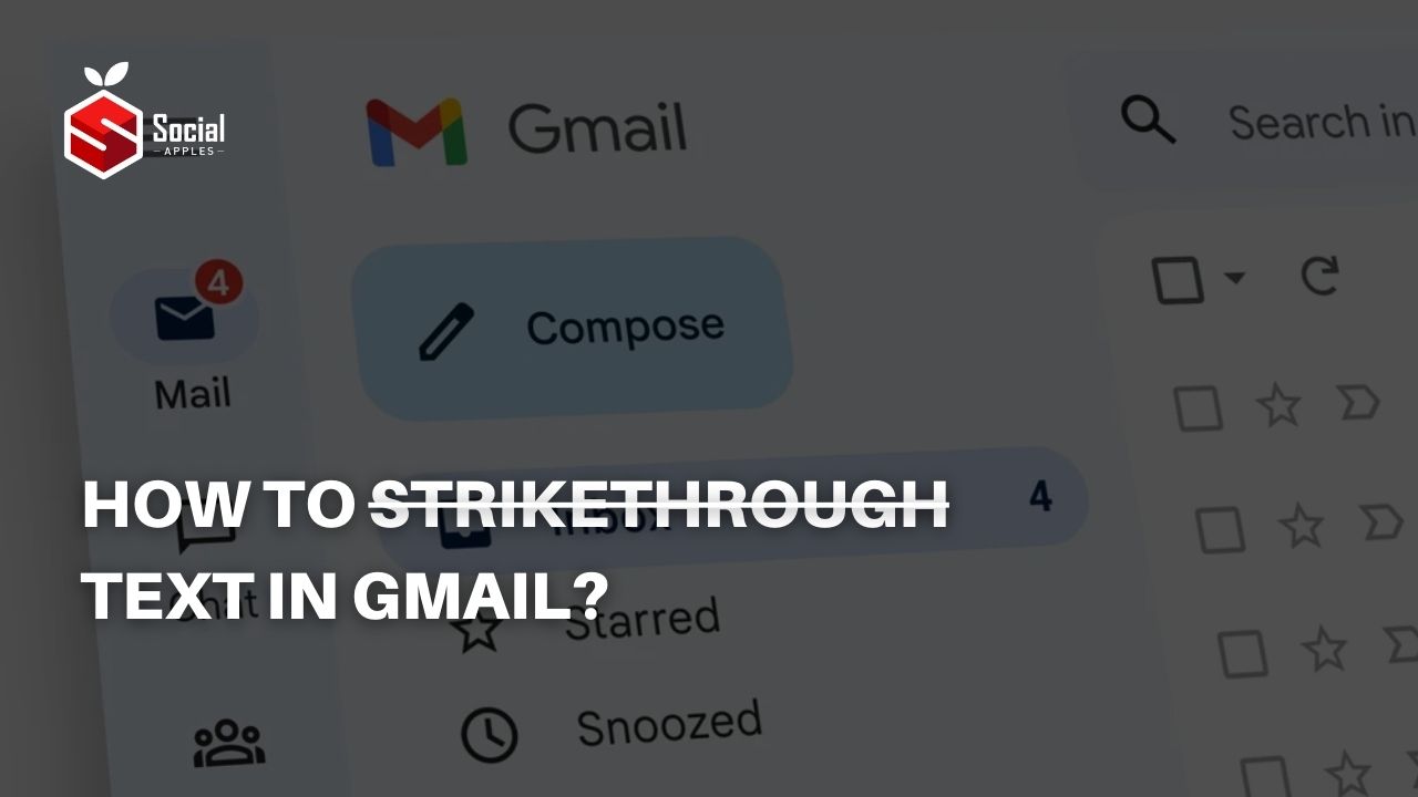 How to perform gmail strikethrough
