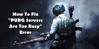 pubg servers are too busy