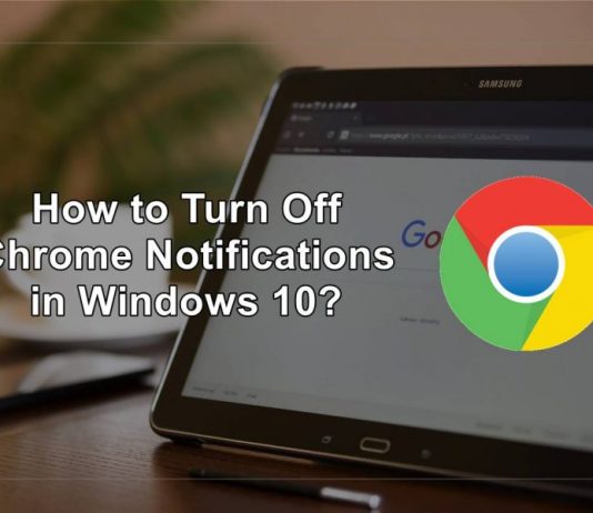 turn off chrome notofications in windows 10