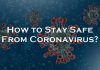 stay safe from coronavirus