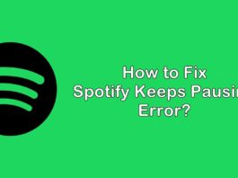 how to fix spotify keeps pausing error