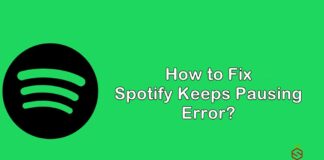 how to fix spotify keeps pausing error