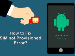 How to Fix SIM not Provisioned Error