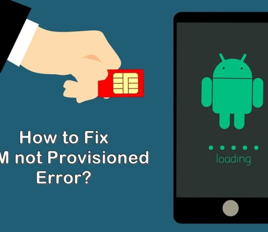 How to Fix SIM not Provisioned Error