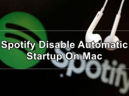 spotify disable automatic startup on mac