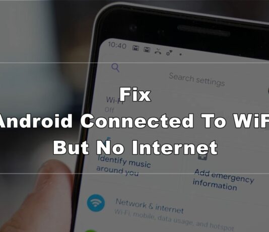 Fix Android Connected To WiFi But No Internet