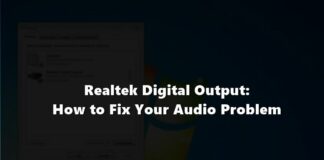 realtk digital audio output