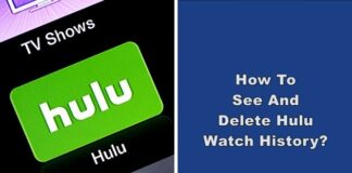 see and delete hulu watch history