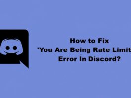 fix you are being rate limited error in discord