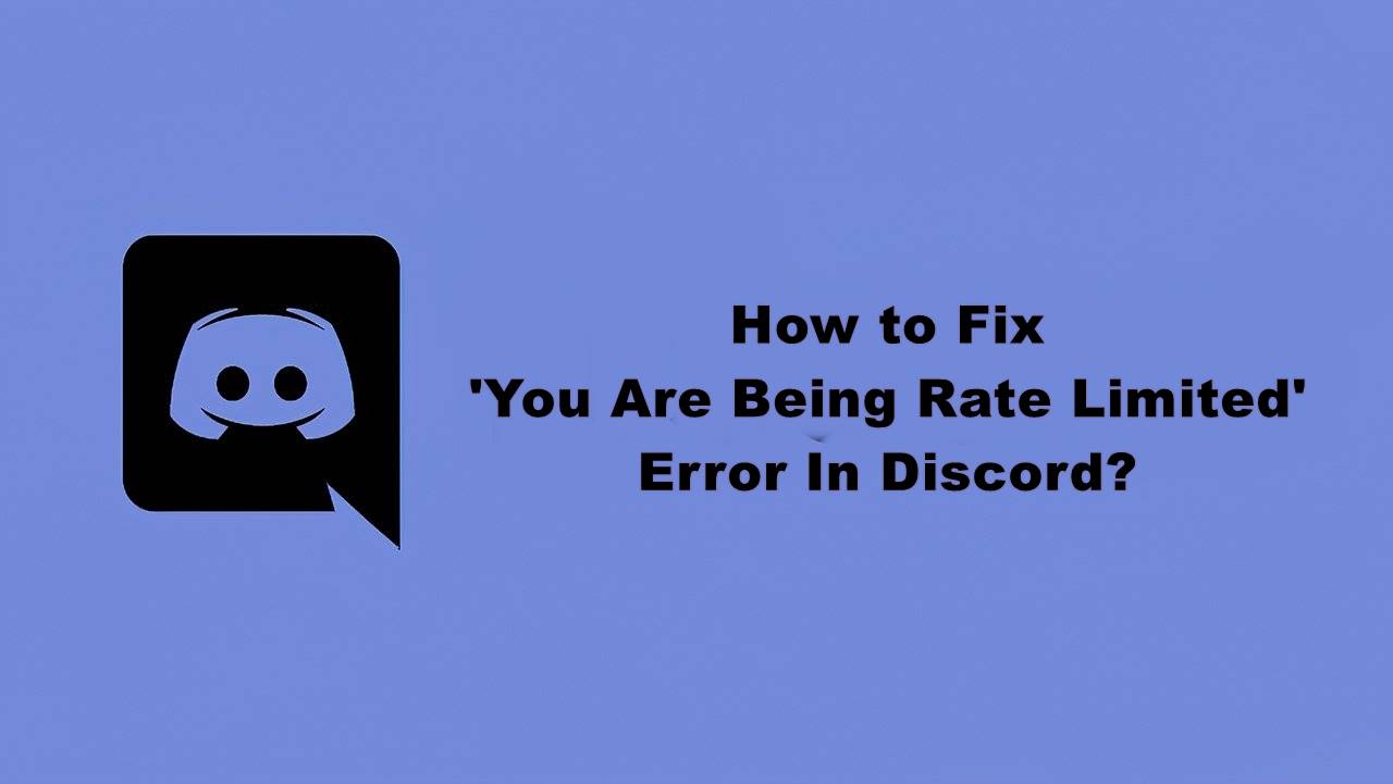 fix you are being rate limited error in discord