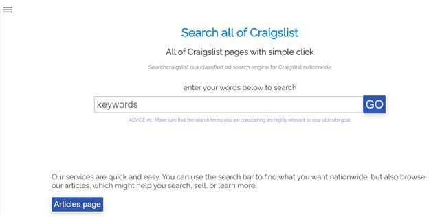 search all of craigslist