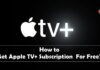how to get apple tv subscription for free