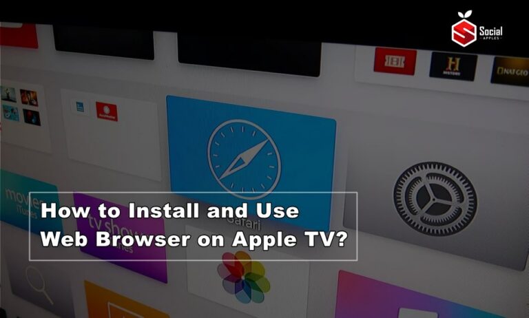 how to install and use web browser on apple tv