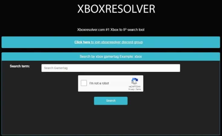 Xbox Resolver Find IP Address of GamerTag