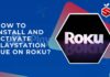 install and activate playstation vue on roku