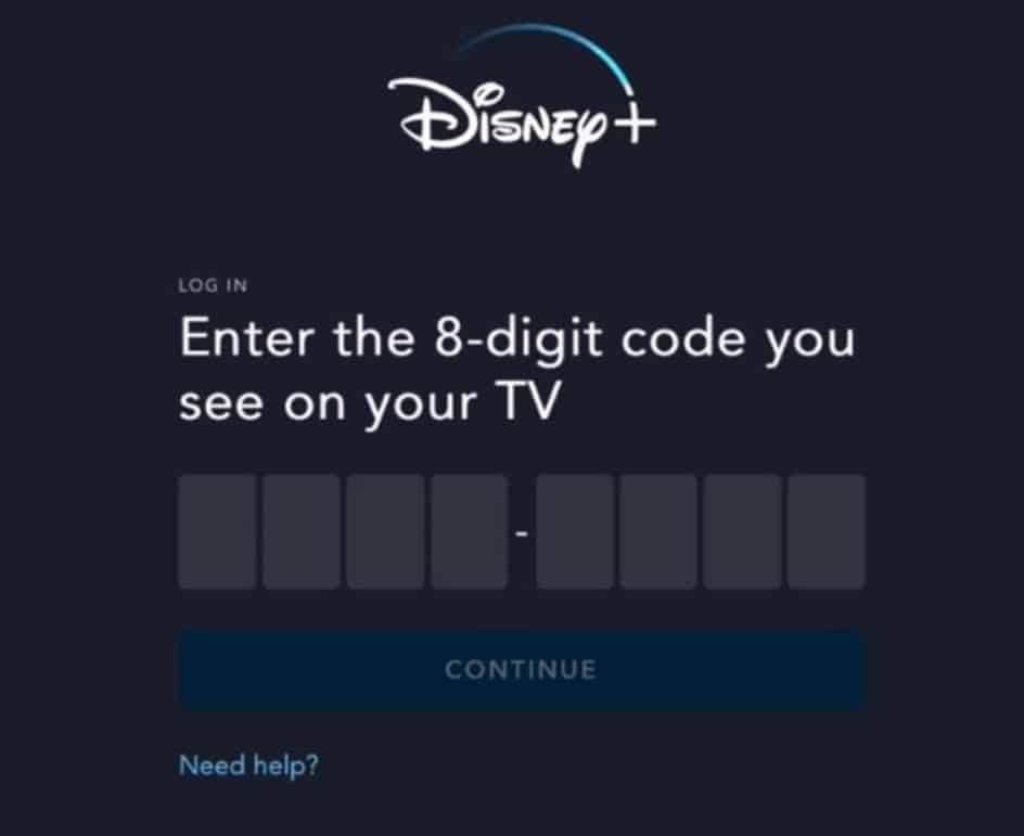 Disneyplus.com Login/Begin URL 8-digit Code