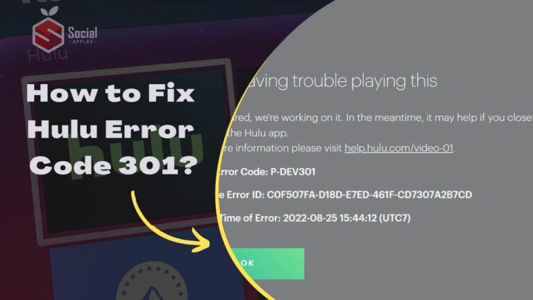 How To Fix Hulu Error Code 301