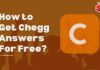 How to Get Chegg Answers For Free