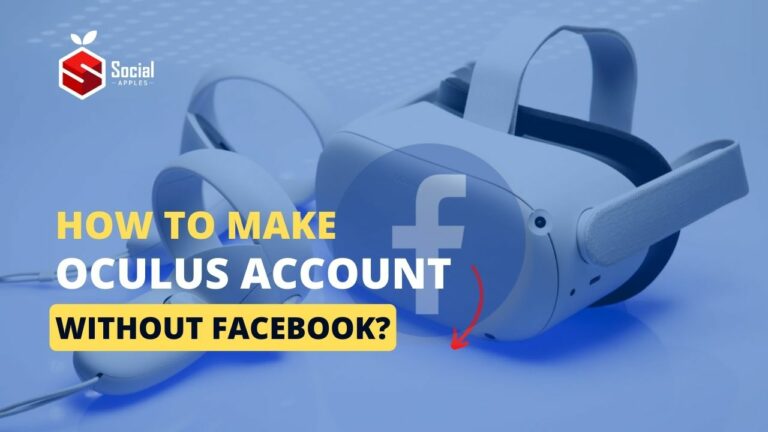 how to make oculus account without facebook