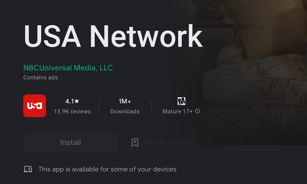 activate usa network on android tv