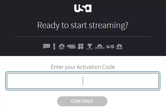 ready to start streaming usa network on roku