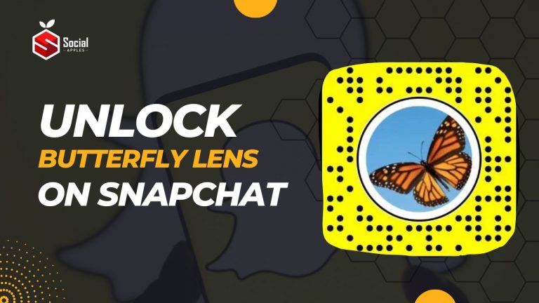 Unlock the Butterflies Lens On Snapchat