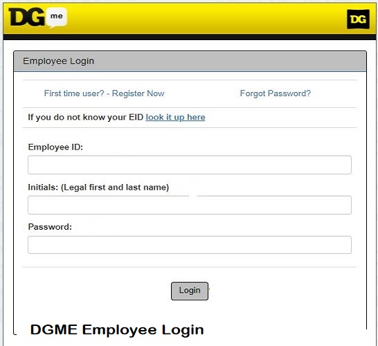 DGME login portal
