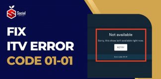 fix ITV Error Code 01-01