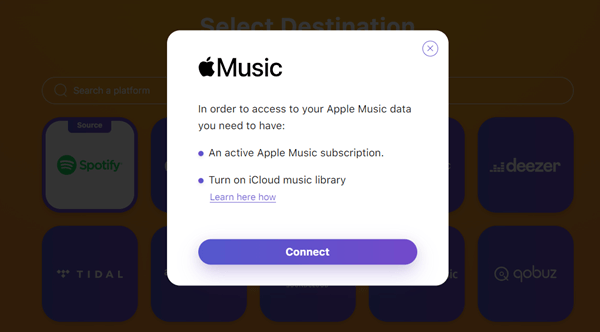 connect apple music