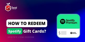 redeem spotify gift cards