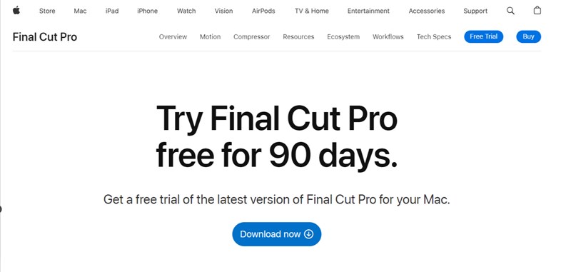 Free Final Cut Pro Trial 90 Days