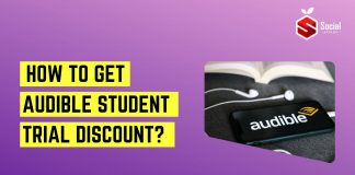 how to get audible student trial discount