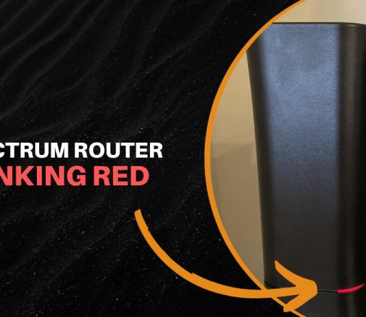 Spectrum Router Blinking Red Issue
