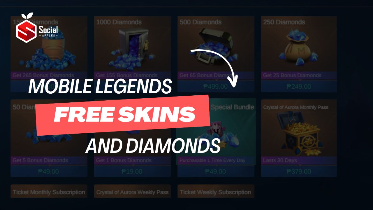 How to Get Mobile Legends free skins and diamonds