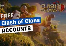 free clash of clans accounts