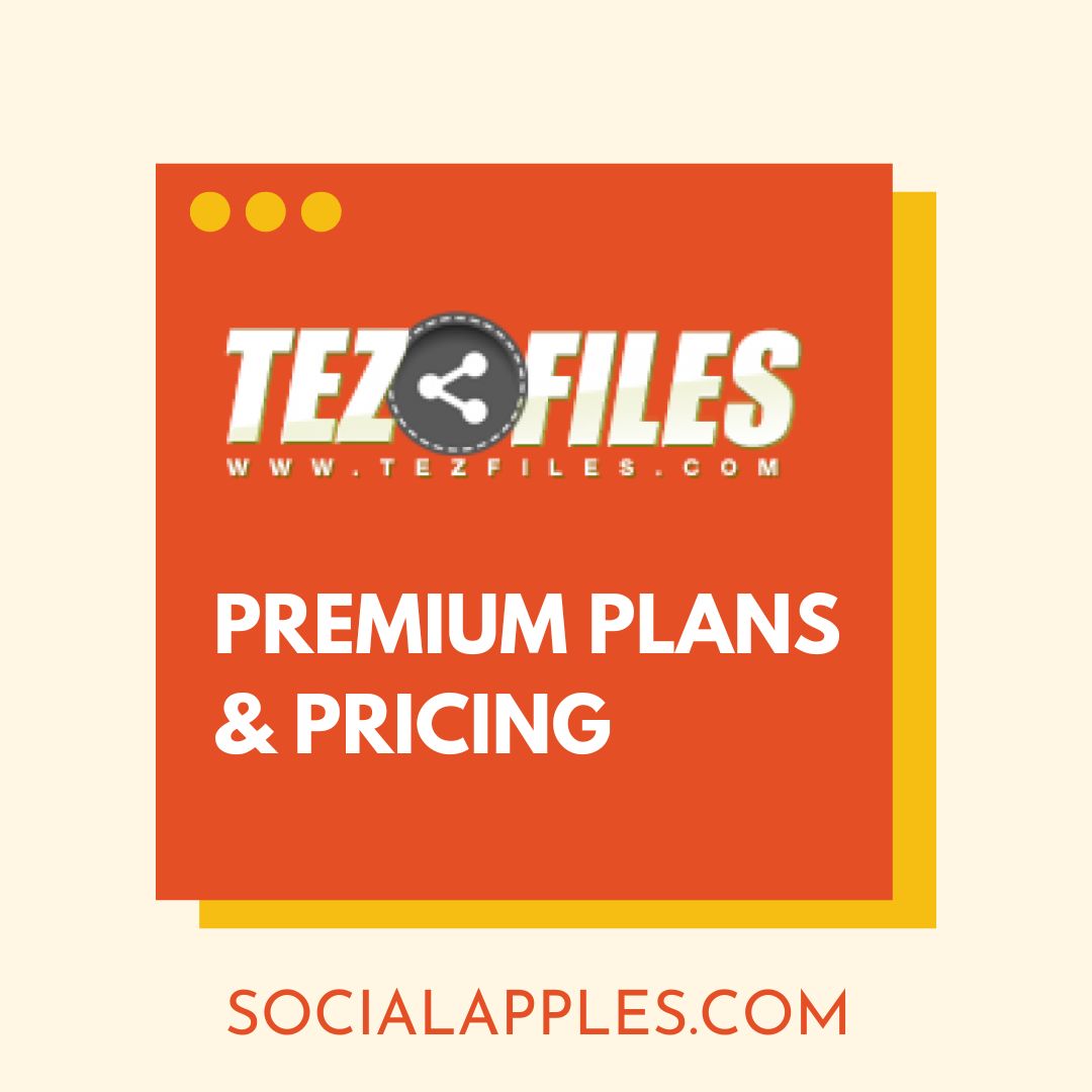 Tezfiles Plans & Pricing