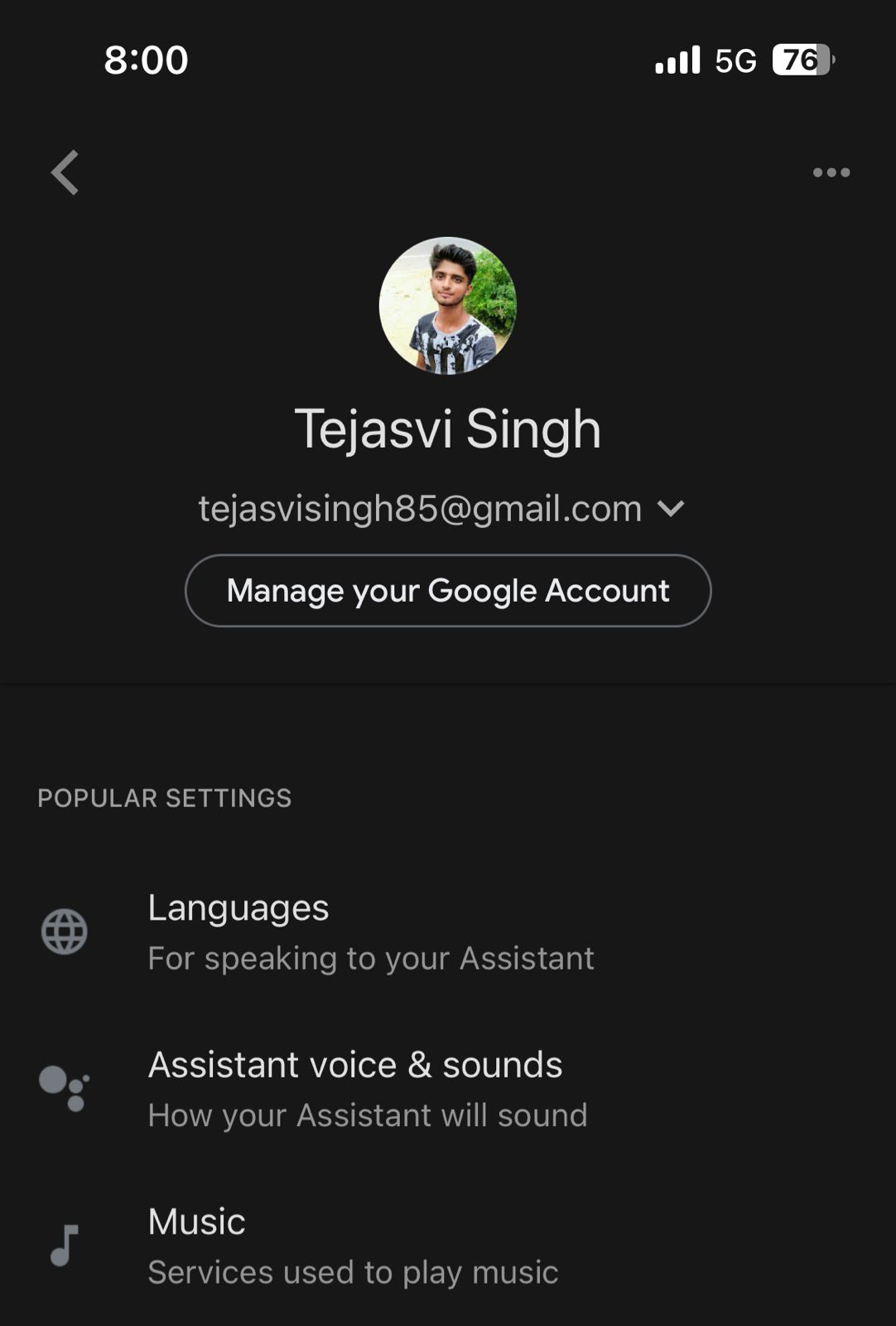 google assistant change voice ios
