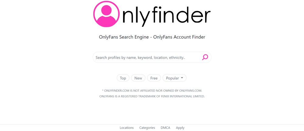 onlyfinder website